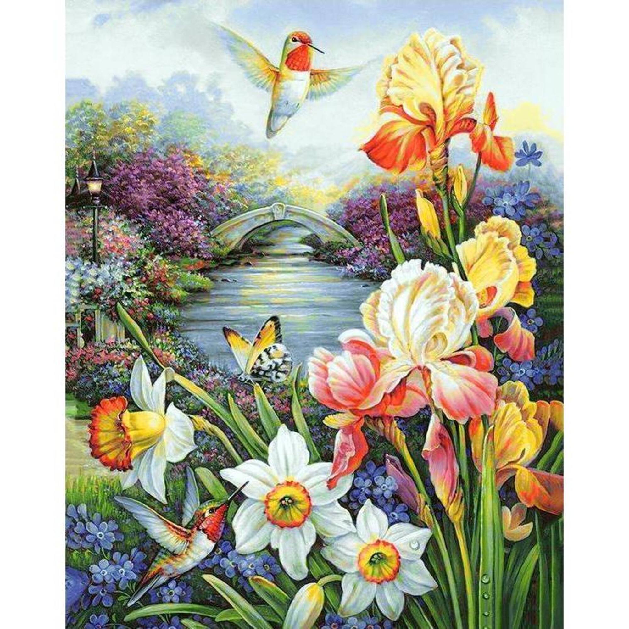 Crafting Spark Hummingbird Diamond Painting Kit